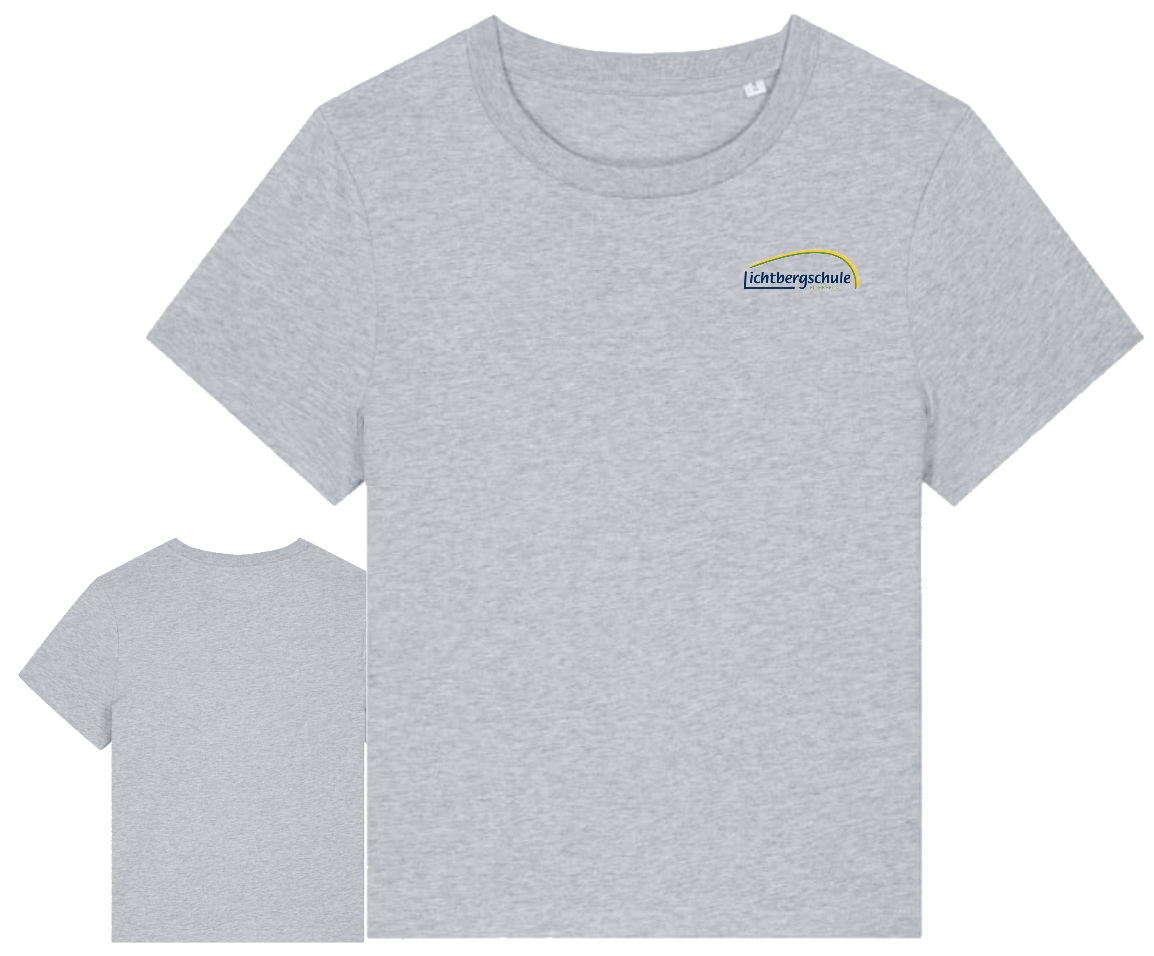 Damen-T-Shirt mit kleinem Brustlogo